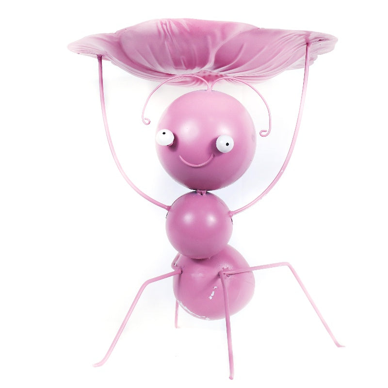 Metal Big Ant Figurine Tray Decor 12.6 inch