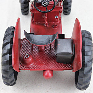 Vintage Metal Tractor Model 10.63 inch