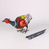 Metal Pheasant Figurine 26.8 Inches