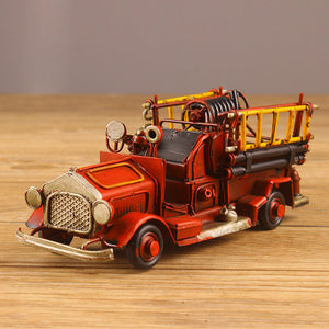 Metal Fire Truck Model
