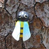 Metal Bee Figurine 6.9 inch