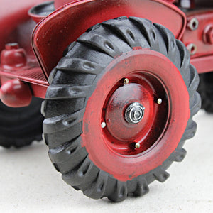 Vintage Metal Tractor Model 10.63 inch