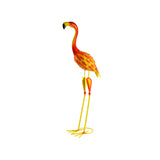 Metal Flamingo Figurine 2-piece set