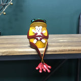 Metal Frog Figurine 11.8 Inches