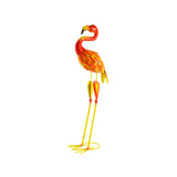 Metal Flamingo Figurine 2-piece set