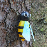 Metal Bee Figurine 6.9 inch