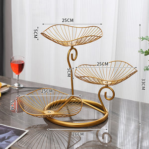 Multi-layer Metal Fruit Tray