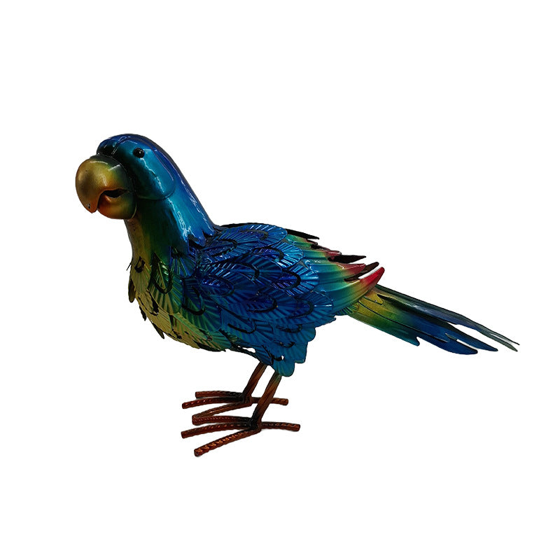 Metal Parrot Figurine