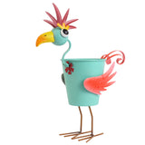 Metal Bird Planters