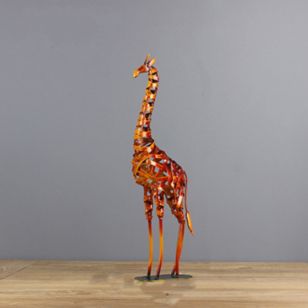 Metal Woven Animal Figurine