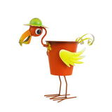 Metal Bird Planters