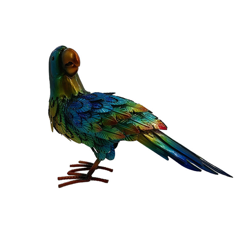 Metal Parrot Figurine