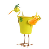 Metal Bird Planters