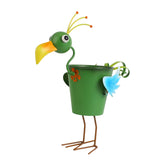 Metal Bird Planters