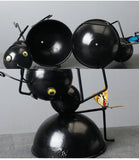 Metal Ant Planter 9.1 Inches
