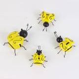 Metal Bee Figurine Wall Hanging