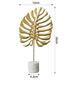 Creative Metal Leaf Decor