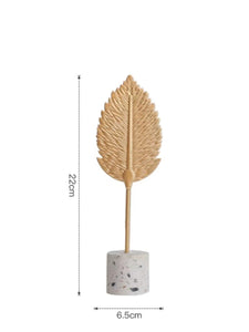 Creative Metal Leaf Decor