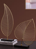 Creative Metal Leaf Decor