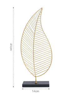 Creative Metal Leaf Decor