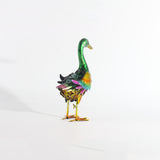 Metal Duck Figurine 13.9 Inches