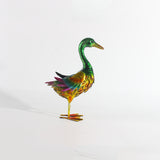 Metal Duck Figurine 13.9 Inches