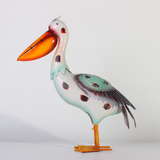 Metal Pelican Figurine 15.3 Inches