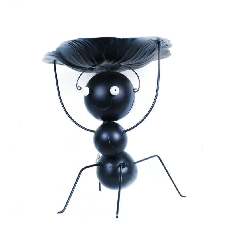 Metal Big Ant Figurine Tray Decor 12.6 inch