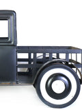 Black Vintage Metal Pickup Truck Model Decor